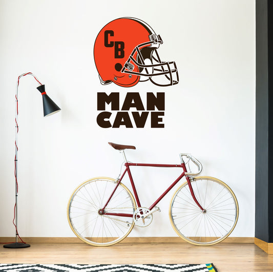 CB Man Cave Wall Decor Art- 3D Stickers Vinyl - 2677