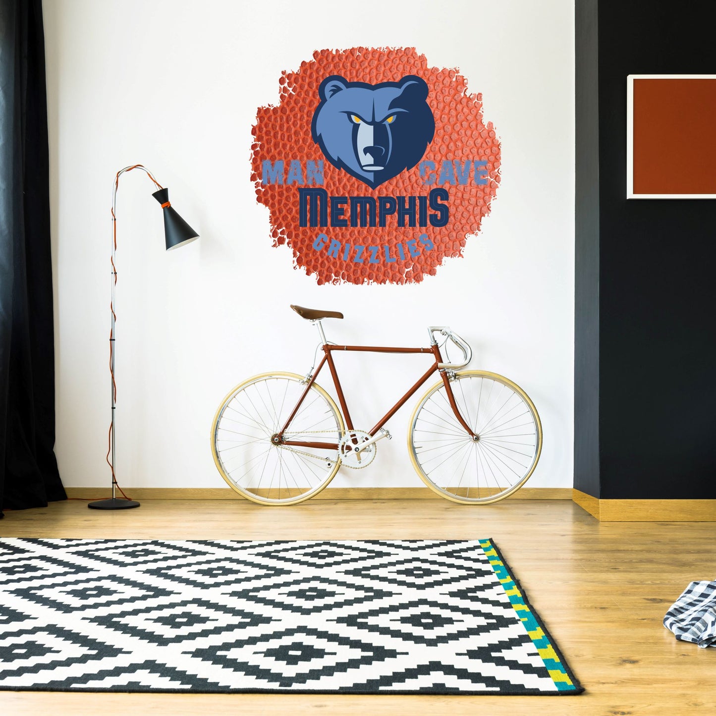 Memphis Grizzlies Man Cave Wall Decor Art- 3D Stickers Vinyl - CG3778