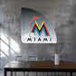 Miami Marlins Man Cave Wall Decor Art- 3D Stickers Vinyl - 2 - MC009