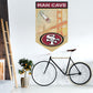 San Francisco 49ers Man Cave Wall Decor Art- 3D Stickers Vinyl - 2 - MC049